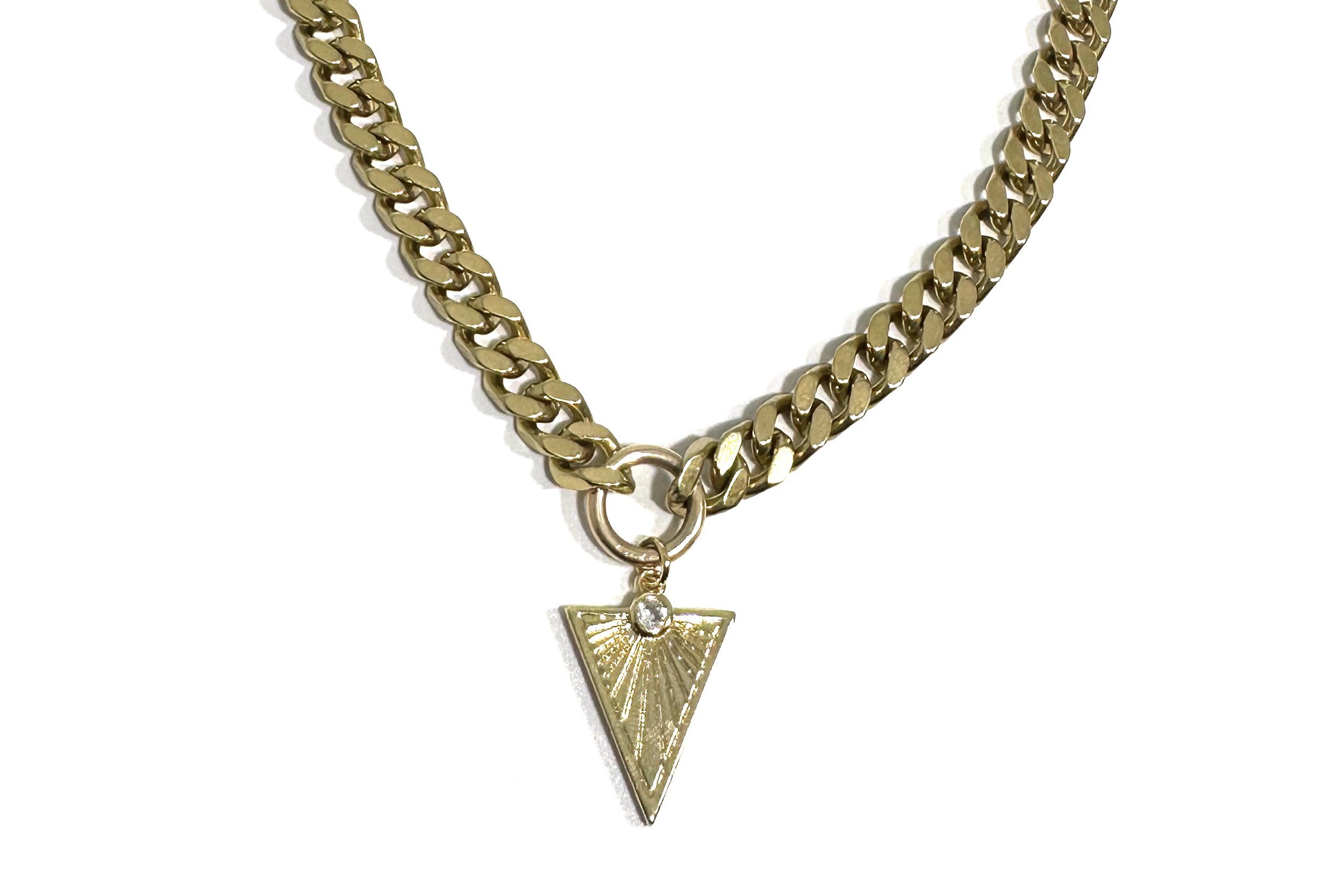 TRIAD CURB NECKLACE — Rachel Nathan